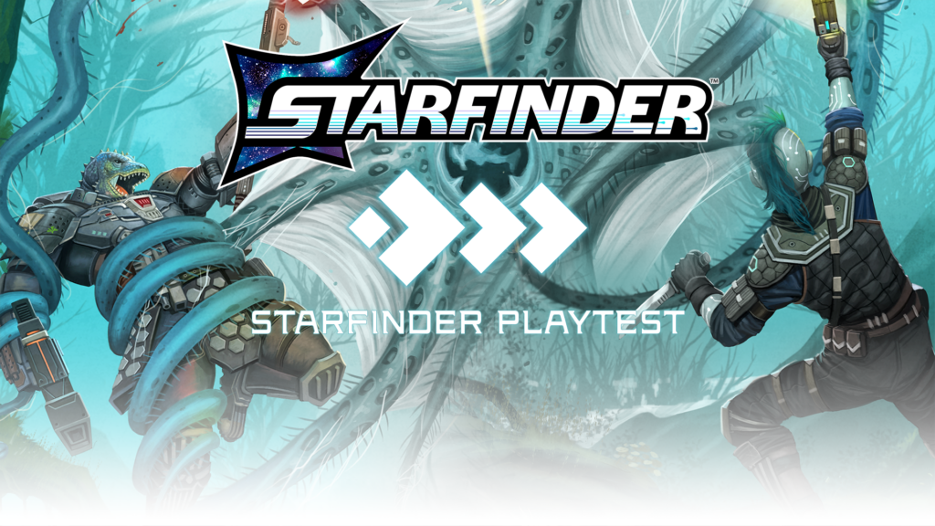 Starfinder Second Edition Playtest banner van starfinderplaytest.com